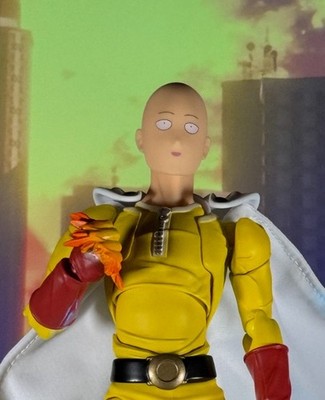 Saitama Revoltech Amazing Yamaguchi One Punch Man Bonus Head