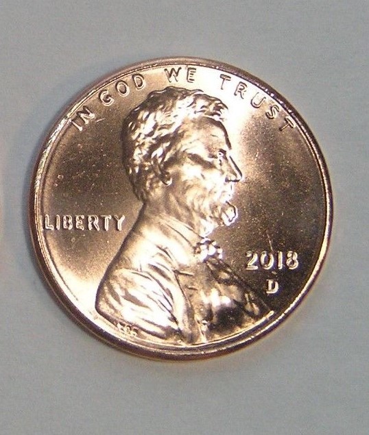 (LOOK)    2018  &  2018 D  LINCOLN .CENT SHIELD PENNY   MINT LUSTER