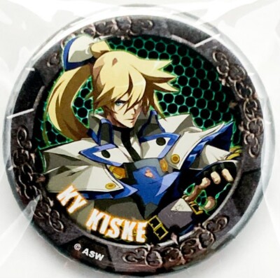 GUILTY GEAR Xrd REV 2 HALF ANNIVERSARY EVENT Ky Kiske Button Badge