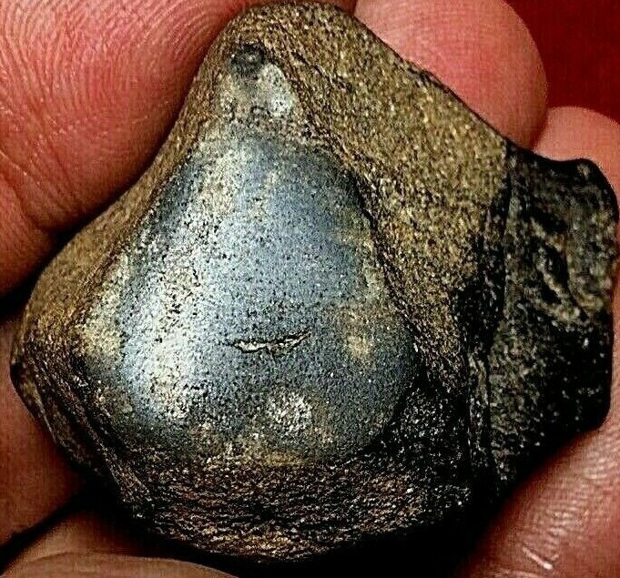 Lunar Meteorite 44 grams Individual Dark End Cut with Fusion