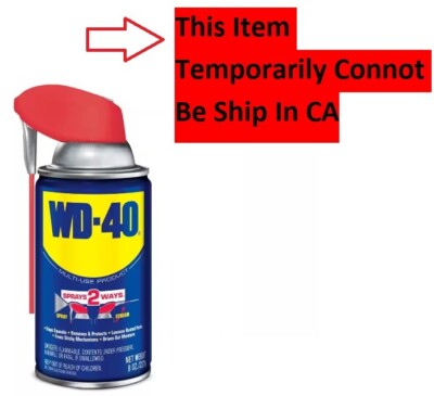 8 oz. Original WD-40 Formula, Multi-Purpose Lubricant Spray with Smart Straw