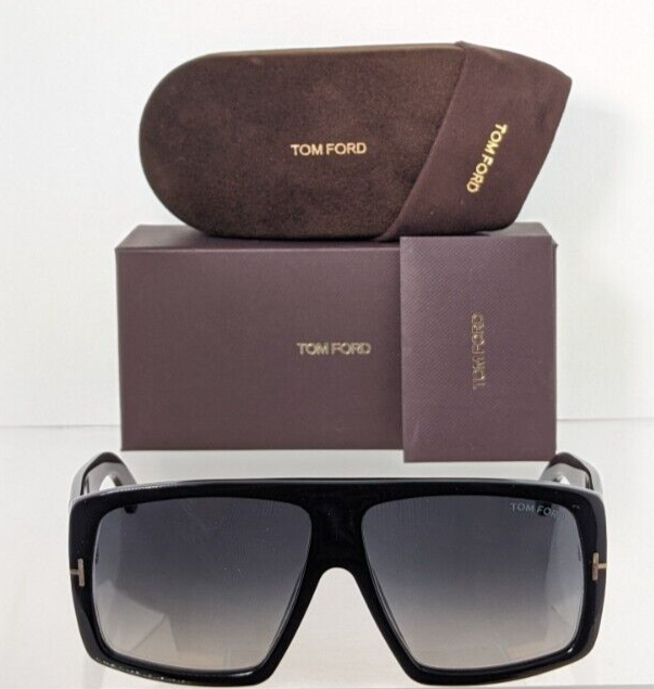Pre-owned Tom Ford Brand Authentic  Sunglasses Ft Tf 1036 01b Raven Tf1036 60mm In Gray