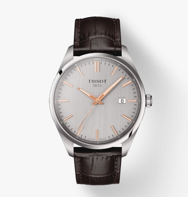 Tissot PR 100 Quartz Leather Strap Watch, 40mm | Nordstrom