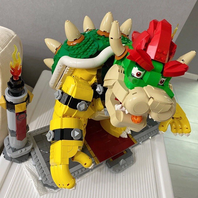 (REPLICA!!!!) LEGO Super Mario: The Mighty Bowser Set 2807 pcs