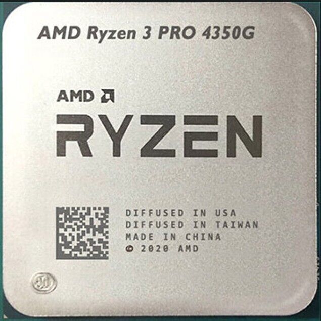 CPU AMD CPU Ryzen 3 PRO 4350G AMD Ryzen 3 PRO 4350G Socket AM4 3.80GHz 4C/8T 4MB 65W CPU