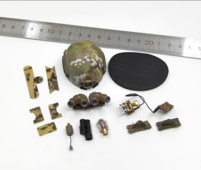 1/6 Scale Female Soldiers SCP Mobile Task Forces ALPHA-9 Helmet Suits Model