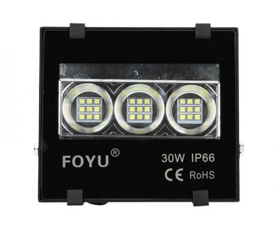 LED 30W Security Outdoor Flood Light with Bracket 220V EU Plug and 36 SMD LEDs 