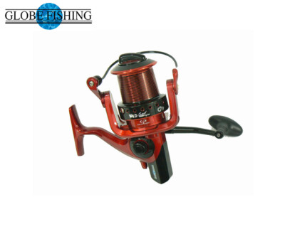 MULINELLO WILD 7000 12+1 BB + BOBINA RICAMBIO GLOBE FISHING   SURFCASTING  ROSSO