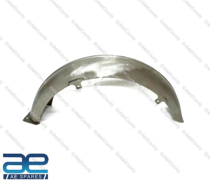 MUDGUARD FENDER SET RAW STEEL FOR TRIUMPH SPRUNG HUB RIGID 