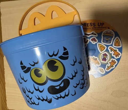 マクドナルド 10パック NEW! 2024 MCDONALD'S MCDONALDS HAPPY MEAL BLUE BOO BUCKET w