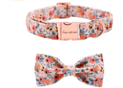 Unique style paws Dog Collar Bow tie Collar Adjustable Collars for Dog cat small