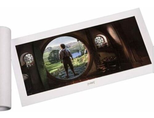 LOTR The Hobbit WETA An Unexpected Journey Authentic Art Print Bilbo Baggins New