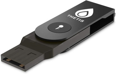 FIDO2 Security Key [Folding Design] Thetis Universal Two Factor Authentication A