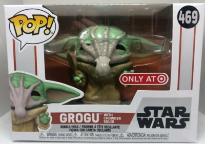 FUNKO POP STAR WARS MANDALORIAN GROGU CHILD CHOWDER SQUID 469 TARGET EXCLUSIVE