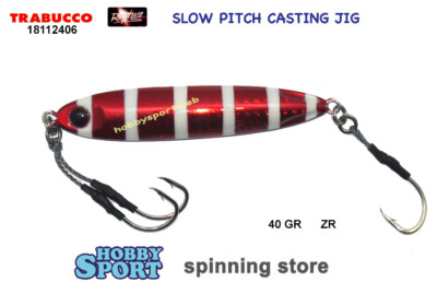 SLOW PITCH CAST JIG 40 GR COL. ZR  18112406 RAPTURE TRABUCCO METAL JIG 73 MM