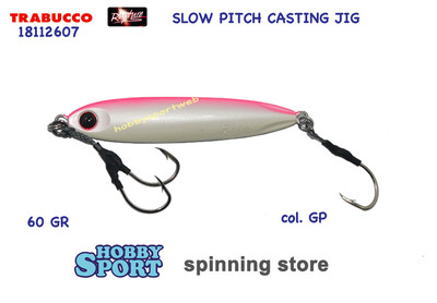 SLOW PITCH  SP CAST JIG GP  60 GR 83 MM  METAL JIG 18112607 RAPTURE TRABUCCO