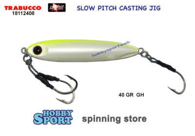 SLOW PITCH CAST JIG 40 GR COL. GH 18112408 RAPTURE TRABUCCO METAL JIG 73 MM