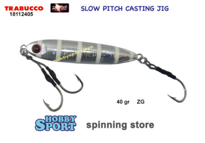 SLOW PITCH CAST JIG 40 GR COL. ZG 18112405 RAPTURE TRABUCCO METAL JIG 73 MM