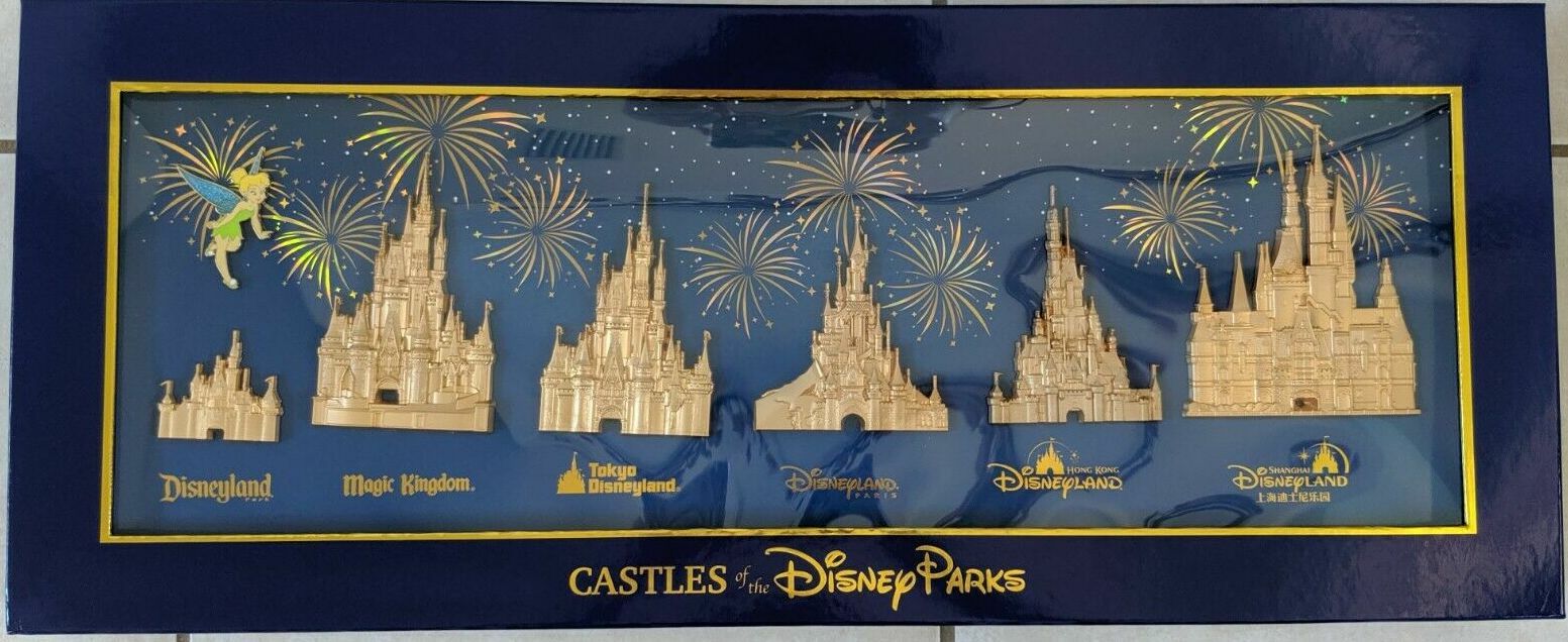 【WDI LE300】D23 Expo2019 ディズニー ディスコ ピンバッジ 2019 Disney D23 Expo WDI the Castles of the Disney Parks Pin
