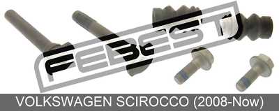 Pin Slide Rear For Volkswagen Scirocco (2008-Now)