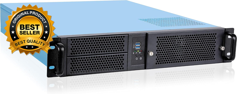 2U Rackmount Server Chassis 2X5.25 + 6X3.5 ATX/MATX Support ATX