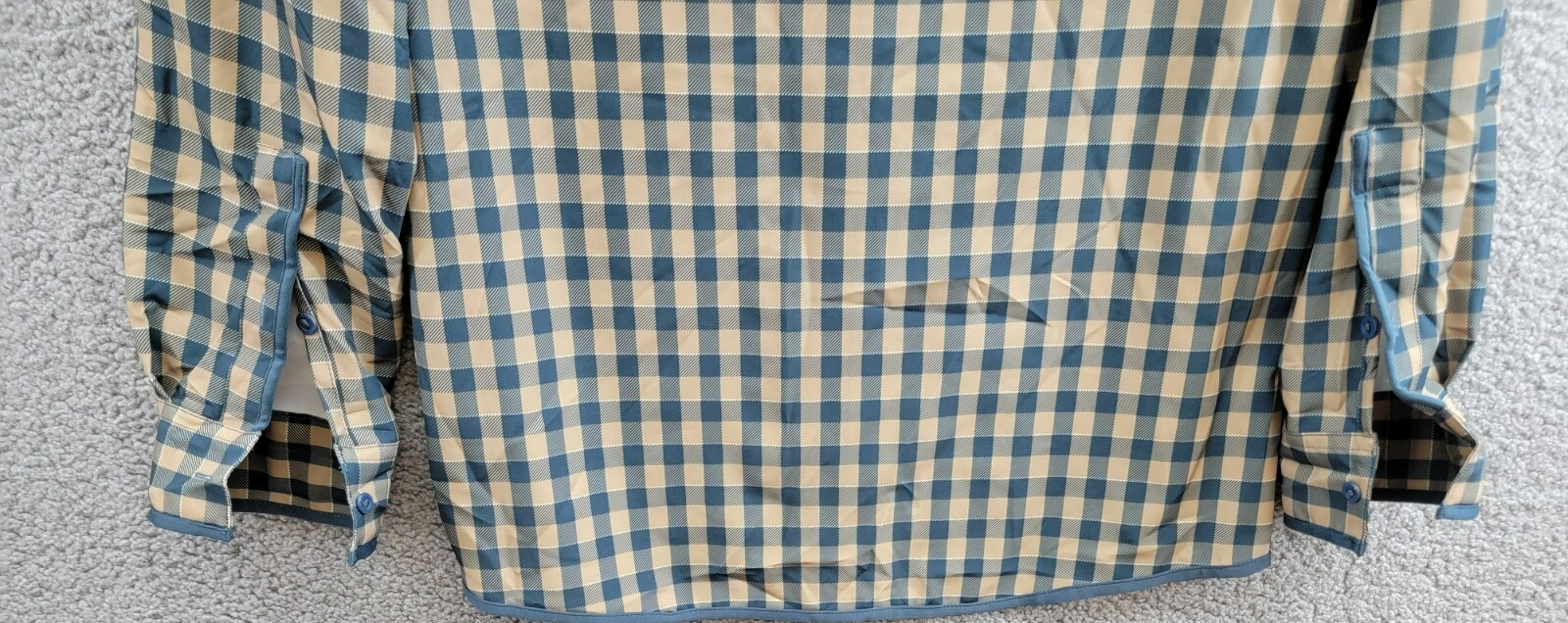 BASS OUTDOOR Cool Plaid Long-Sleeve Shirt Mens S Kelp Small Buffalo Patch Pocket - Picture 15 of 19