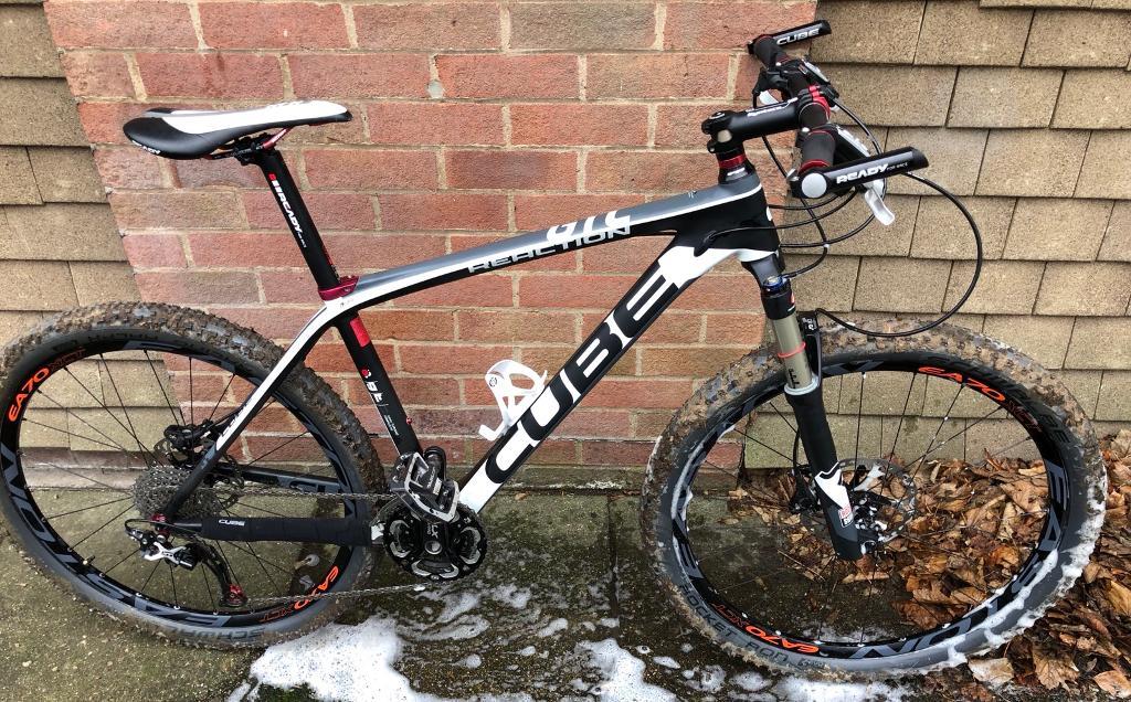 cube carbon fibre mountain bike