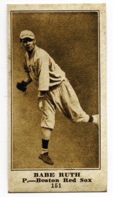 BABE RUTH T206 1916 W151 BASEBALL CARDS CLASSICS SIGNATURES TRADING CARD ACEO