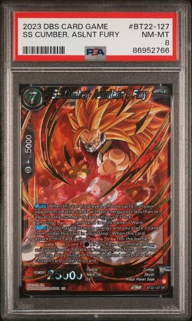 2023 Dragon Ball Super SS Cumber Assailant's Fury SUPER RARE
