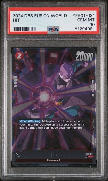 2024 Dragon Ball Super Fusion World Hit SUPER RARE PSA 10