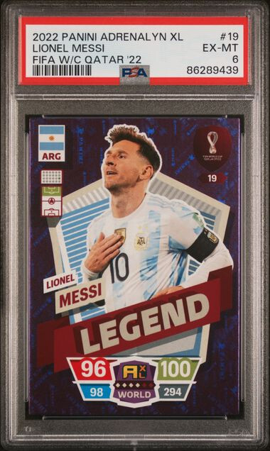 その他 FIFA World Cup 2022 Lionel Messi PSA10 2022 Panini Prizm World Cup Lionel Messi Global Reach #10 PSA 10