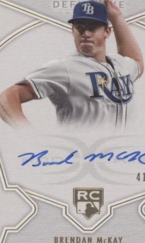 2020 Topps Definitive Collection - Brendan McKay #DRA-BRM