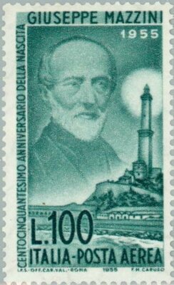 EBS Italy 1955 - Giuseppe Mazzini - Unificato A152 MNH**