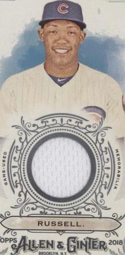 2018 Topps Allen & Ginter - Addison Russell #FSRB-AU