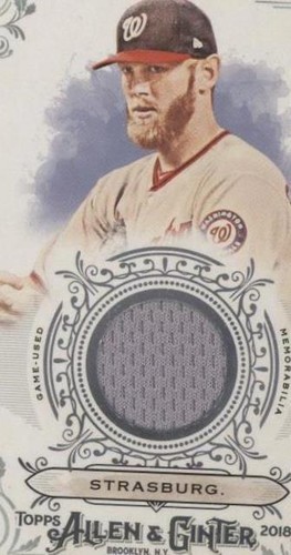2018 Topps Allen & Ginter - Stephen Strasburg #FSRB-SS