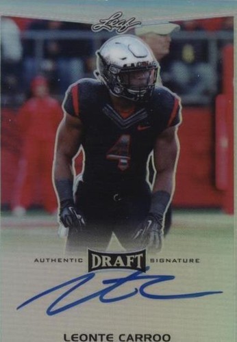 2016 Leaf Metal Draft Leonte Carroo #BA-LC1