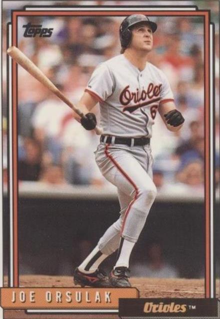 Topps 1992 - Joe Orsulak #325