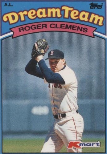 1989 Topps Kmart Dream Team - Roger Clemens #20