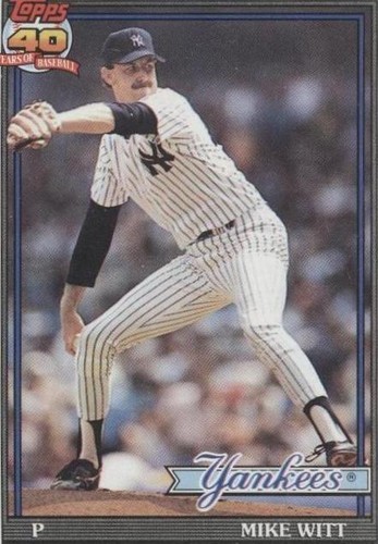 1991 Topps - Mike Witt #536