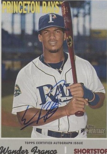 2019 Topps Heritage Minor League Edition - Wander Franco #ROA-WF