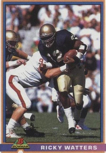 1991 Bowman Ricky Watters #489