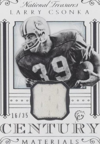 2015 Panini National Treasures Larry Csonka #CM-LC