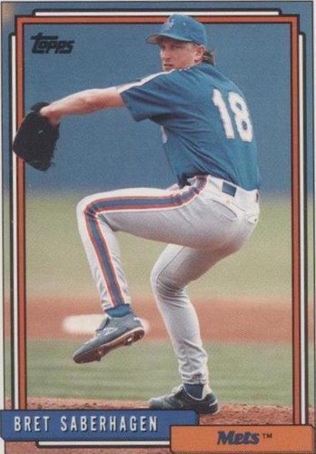 1992 Topps Traded - Bret Saberhagen #97T