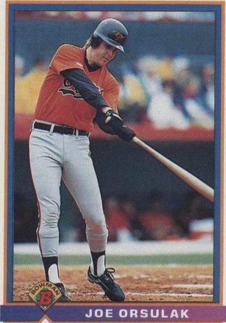 Bowman 1991 - Joe Orsulak #84