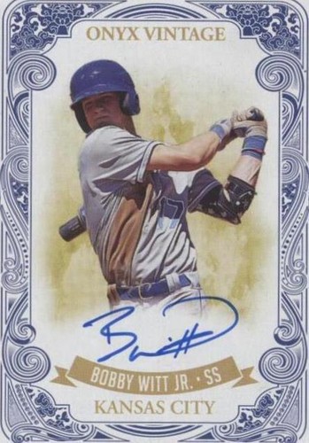 2021 Onyx Vintage - Bobby Witt Jr. #VABW