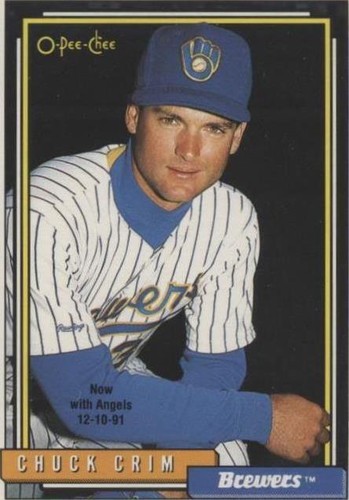 1992 O-Pee-Chee - Chuck Crim #169