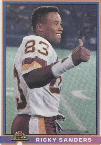 1991 Bowman Ricky Sanders #546