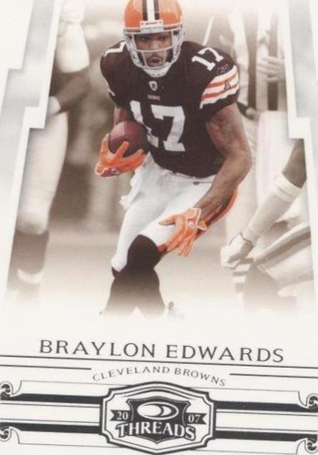 2007 Donruss Threads Braylon Edwards #72