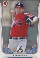 2014 Bowman Draft - Lucas Sims #TP-13