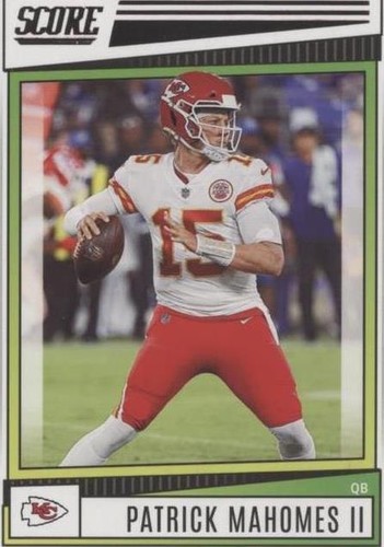 2022 Score Patrick Mahomes II #116